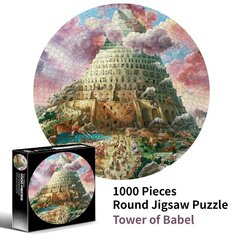 Dėlionė Puzzle Tower of Babel, 1000 d. kaina ir informacija | Lavinamieji žaislai | pigu.lt