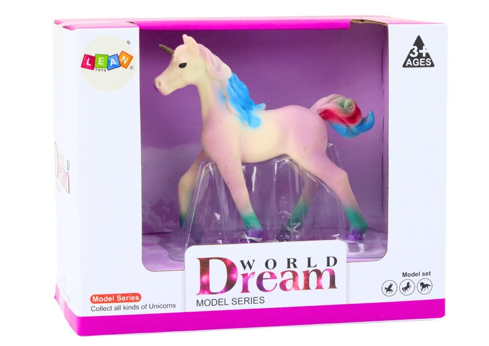 Žaislinis Vienaragis Lean Toys, violetinis kaina ir informacija | Žaislai mergaitėms | pigu.lt