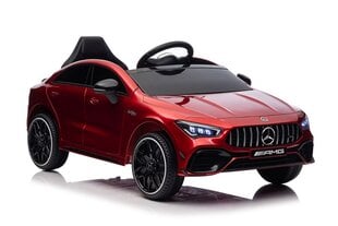 Vienvietis elektromobilis vaikams Mercedes CLA 45s AMG 4x4, raudonas kaina ir informacija | Elektromobiliai vaikams | pigu.lt