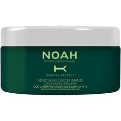 Glotninamoji kaukė su augaliniu keratinu Noah Keratin Protect Disciplining Hair Mask, 200 ml kaina ir informacija | Priemonės plaukų stiprinimui | pigu.lt