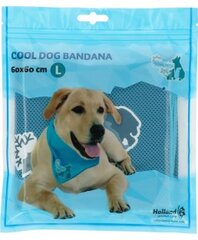 Vėsinanti skarelė dideliems šunims, CoolPets Cooling Bandana 60x60cm (L) цена и информация | Лежаки, домики | pigu.lt