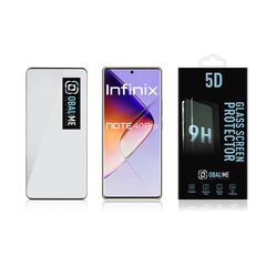 OBAL:ME 5D Glass Screen Protector for Infinix Note 40 Pro Black цена и информация | Защитные пленки для телефонов | pigu.lt