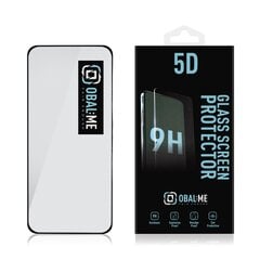 OBAL:ME 5D Glass Screen Protector for Motorola Edge 50 Pro Black цена и информация | Защитные пленки для телефонов | pigu.lt