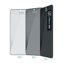 OBAL:ME Privacy 5D Glass Screen Protector for Samsung Galaxy S21 Black цена и информация | Защитные пленки для телефонов | pigu.lt