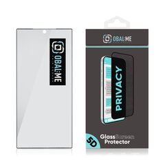 OBAL:ME Privacy 5D Glass Screen Protector for Samsung Galaxy S24 Ultra Black цена и информация | Защитные пленки для телефонов | pigu.lt