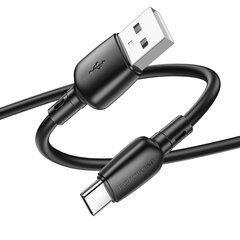 Borofone Cable BX93 Super Power - USB to Type C - 27W 3A 1 metre black цена и информация | Кабели для телефонов | pigu.lt