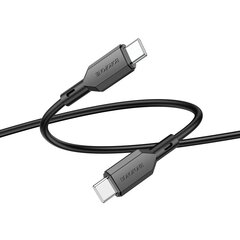 Borofone Cable BX70 - Type C to Type C - 60W 3A 1 metre black цена и информация | Кабели для телефонов | pigu.lt