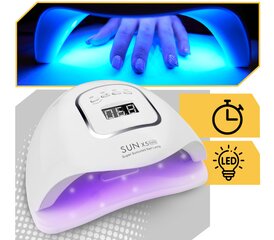 Lewer SUN MAX X5 LED UV lempa 80 W, balta kaina ir informacija | Manikiūro, pedikiūro aparatai | pigu.lt