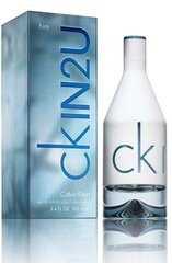 Prekė su pažeista pakuote.Tualetinis vanduo Calvin Klein CK IN2U Him EDT vyrams 100 ml kaina ir informacija | Kvepalai ir kosmetika su pažeista pakuote | pigu.lt