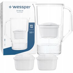 Wessper D1 SOLID + Aquamax, 3 vnt. kaina ir informacija | Vandens filtrai | pigu.lt