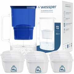 Wessper Aquamax + Wessper Aquamax, 10 vnt. kaina ir informacija | Vandens filtrai | pigu.lt