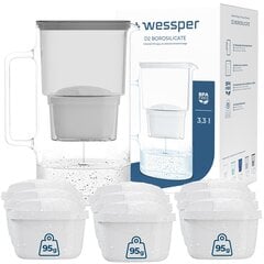 Wessper Aquamax + Wessper Aquamax, 10 vnt. kaina ir informacija | Vandens filtrai | pigu.lt