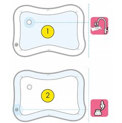 Pripučiamas xxl sensorinis vandens kilimėlis kūdikiams kaina ir informacija | Lavinimo kilimėliai | pigu.lt