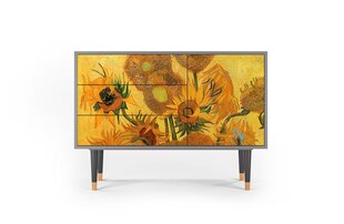 Indauja S3 Sunflowers By Vincent Van Gogh L 115 cm, pilka kaina ir informacija | Komodos | pigu.lt