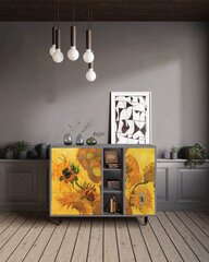 Indauja BS2 Sunflowers By Vincent Van Gogh L 125 cm, pilka kaina ir informacija | Komodos | pigu.lt