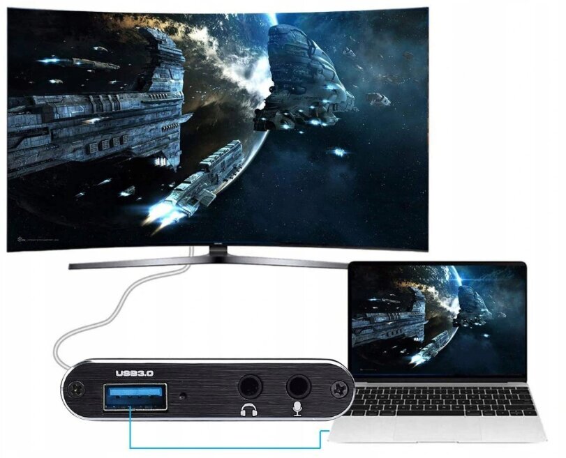 Spreest USB 3.0 HDMI kaina ir informacija | TV imtuvai, FM, video plokštės | pigu.lt