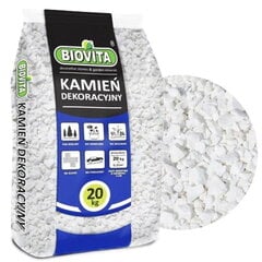 Baltas dekoratyvinis smėlio akmuo 8-16 mm 20 kg kaina ir informacija | Gruntas, žemė, durpės, kompostas | pigu.lt