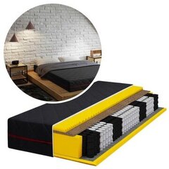 Матрас Materazzi BLACK COCONUT с пружинами карманного типа 120x200 профилированный 120 x 200 x 24см H2, H3, средней мягкости, средней жесткости цена и информация | Наматрасники | pigu.lt