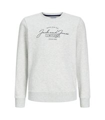 Jack & Jones bluzonas vaikams 12259807, baltas kaina ir informacija | Megztiniai, bluzonai, švarkai berniukams | pigu.lt