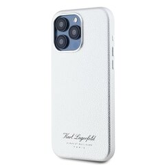 Karl Lagerfeld Grained PU Hotel RSG Case for iPhone 15 Pro Max Grey цена и информация | Чехлы для телефонов | pigu.lt