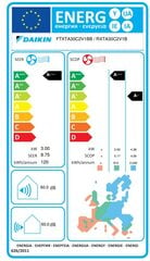 Sieninis šilumos siurblys Daikin NORDIC Stylish FTXTA30CB/RXTA30C 3,0/3,2 kW kaina ir informacija | Kondicionieriai, šilumos siurbliai, rekuperatoriai | pigu.lt