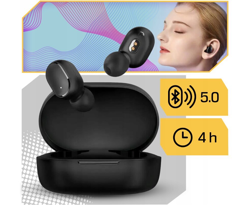 Xiaomi True Earbuds Basic 2S Black kaina ir informacija | Ausinės | pigu.lt