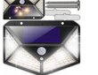 Saulės lempa 100 LED su tamsos judesio jutikliu, sodo fasadui kaina ir informacija | Lauko šviestuvai | pigu.lt