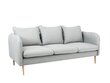 3 vietų sofa "Instit", 205x89x90 cm, šviesiai pilka kaina ir informacija | Sofos | pigu.lt