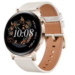 Prekė su pažeidimu.Huawei Watch GT 3 Elegant White Leather kaina ir informacija | Prekės su pažeidimu | pigu.lt