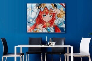 Stiklinė sienų dekoracija mergaitė personažas anime manga 130x83 cm kaina ir informacija | Interjero detalės | pigu.lt