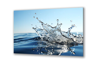 Stiklinė sienų dekoracija vandens lašai taffy 36x23 cm kaina ir informacija | Interjero detalės | pigu.lt