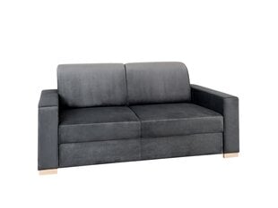 Dvigulė sofa Instit, 165x95x82 cm, tamsiai pilka kaina ir informacija | Sofos | pigu.lt