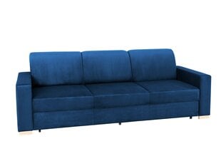 Sofa lova "Instit", 232x95x82 cm, mėlyna kaina ir informacija | Sofos | pigu.lt