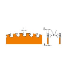 226.590.14M CMT HM PJŪKLO DISKAS, SKIRTAS STAINLESS STEEL 355X30X90Z / INOX kaina ir informacija | Pjūklai, pjovimo staklės | pigu.lt