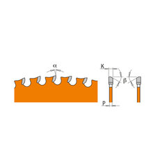 226.036.06H CMT HM PJŪKLO DISKAS, SKIRTAS STEEL 165X20X36Z / STEEL STANDARD kaina ir informacija | Pjūklai, pjovimo staklės | pigu.lt