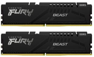 Kingston Fury Beast (KF560C30BBEK2-16) kaina ir informacija | Operatyvioji atmintis (RAM) | pigu.lt