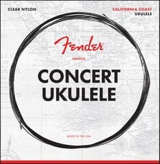 Stygos koncertinei ukulelei Fender California Cost .028-.040 kaina ir informacija | Priedai muzikos instrumentams | pigu.lt