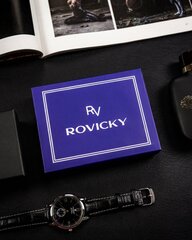 Klasikinė vyriška natūralios odos piniginė - Rovicky TY27469 kaina ir informacija | Moteriškos rankinės | pigu.lt