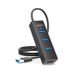 UNITEK Y-3089V01 sąsajos šakotuvas USB 3.2 Gen 1 (3.1 Gen 1) Type-A 5000 Mbit/ai Juoda kaina ir informacija | Adapteriai, USB šakotuvai | pigu.lt