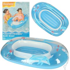 BESTWAY 34037 pripučiamas maudymosi Čiužinys BABY BLUE, 3+ 45 kg цена и информация | Надувные и пляжные товары | pigu.lt