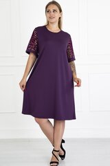 Suknelė moterims F5129-44, violetinė kaina ir informacija | Suknelės | pigu.lt