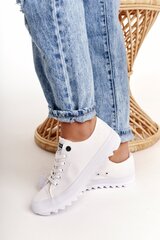 Women's Sneakers On A Chunky Sole BIG STAR FF274245 White цена и информация | Рюкзаки и сумки | pigu.lt