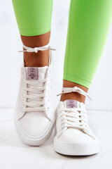 Women's Low Sneakers Cross Jeans JJ2R4053C White цена и информация | Рюкзаки и сумки | pigu.lt