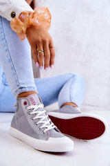 Women's High Sneakers Cross Jeans JJ2R4057C Grey цена и информация | Рюкзаки и сумки | pigu.lt