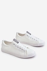 Women's Leather Lace-up Classic Sneakers White Misima цена и информация | Рюкзаки и сумки | pigu.lt