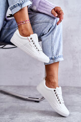 Women's Low Leather Sneakers Big Star KK274005 White цена и информация | Рюкзаки и сумки | pigu.lt