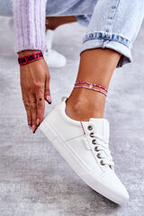 Women's Low Leather Sneakers Big Star KK274005 White цена и информация | Рюкзаки и сумки | pigu.lt