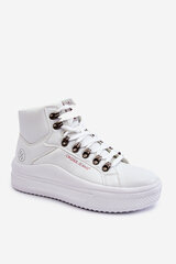 Women's High Sneakers Cross Jeans KK2R4028C White цена и информация | Рюкзаки и сумки | pigu.lt