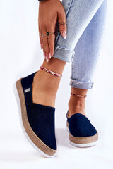 Women's Sneakers Slip On Big Star KK276009 Navy blue цена и информация | Рюкзаки и сумки | pigu.lt