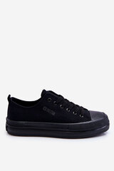 Big Star Low Lace-up Sneakers LL274967 Black цена и информация | Рюкзаки и сумки | pigu.lt